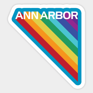 Ann Arbor Rainbow Sticker